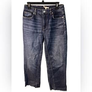Maje Wide Leg Jeans Medium Wash Size FR40/US8
